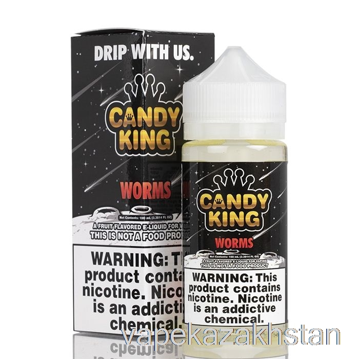 Vape Disposable Worms - Candy King - 100mL 3mg